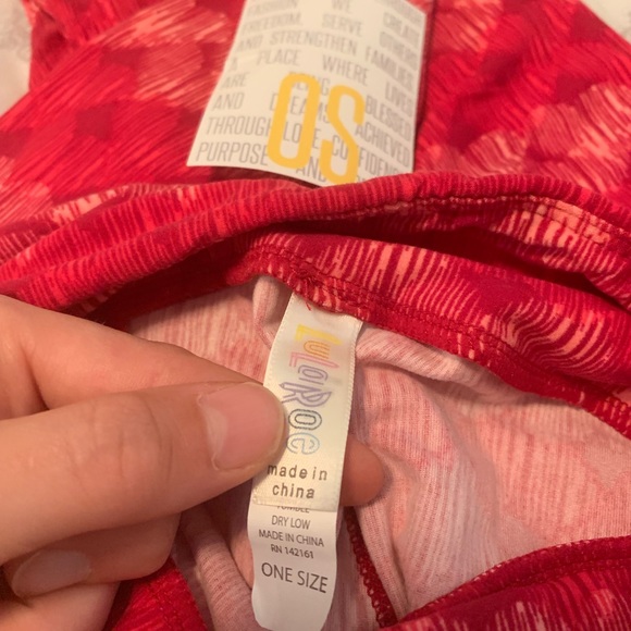 NWT OS Lularoe Legging - Valentines Heart Edition - Picture 2 of 5